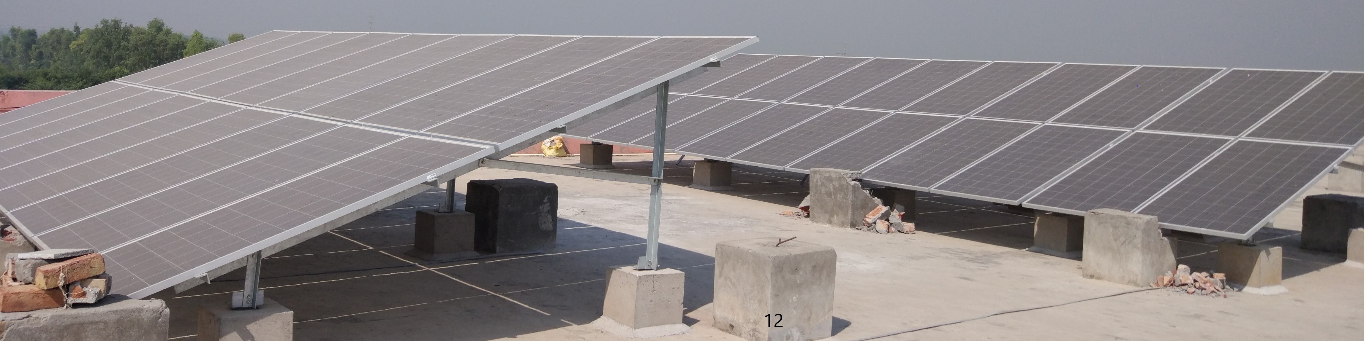 12kWp solar rooftop Hybrid system at Mata jio devi Institute,Khanda Kheri,Hisar